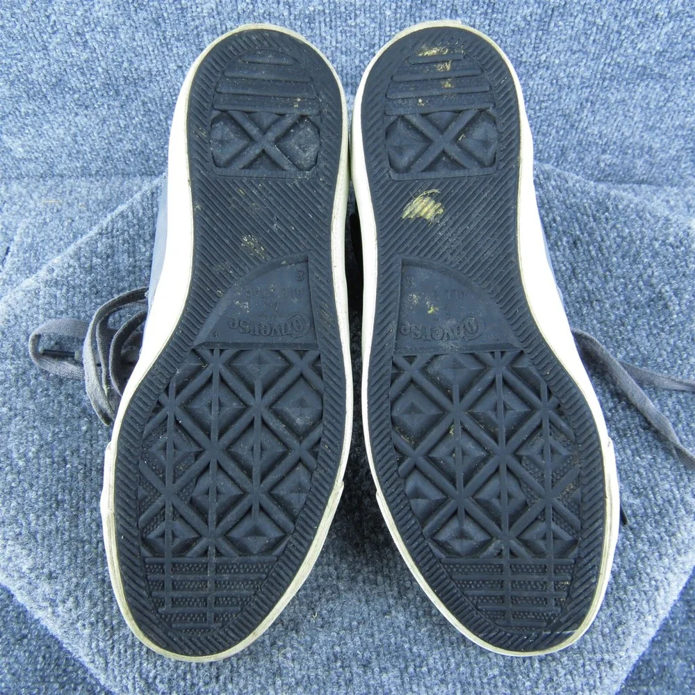 Converse CONS Men Sneaker Shoes Gray Leather Lace Up Size 8‎ Medium